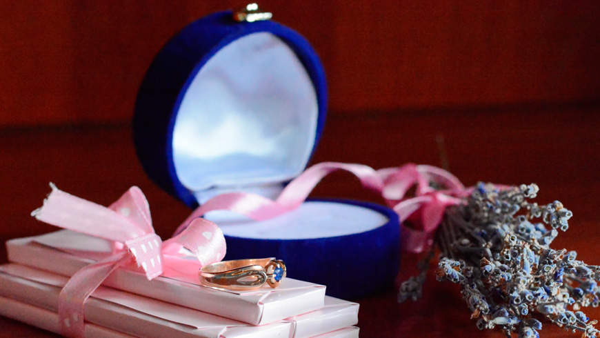 Gemstone Engagement Ring 